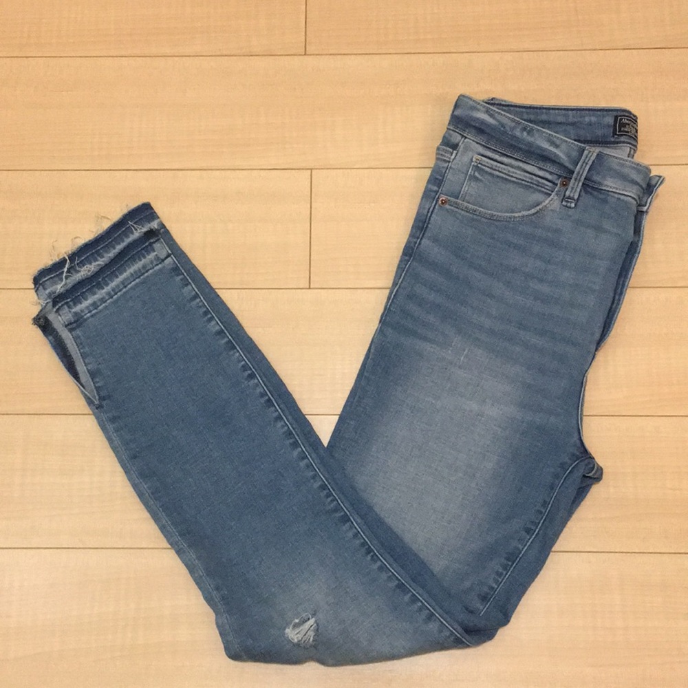 Abercombie & Fitch jeans.